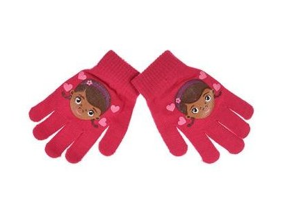 RUKAVICE DOKTORKA ho 4309 malinové (Velikost uni)