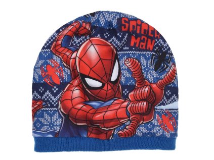 ČEPICE SPIDERMAN hs 4012 modrý lem (Velikost 54)