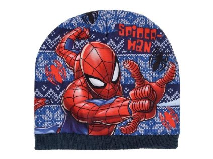 ČEPICE SPIDERMAN hs 4012 tm. modrá (Velikost 54)