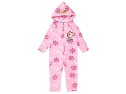 FLÍSOVÝ OVERAL FROZEN hs 2100 růžový (Velikost 4)