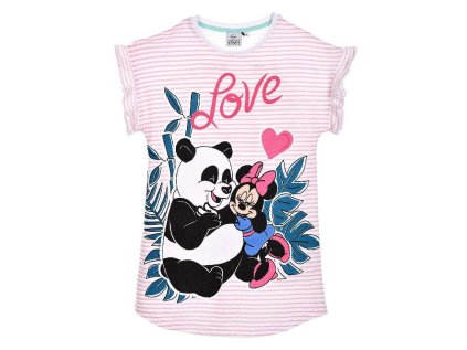 NOČNÍ KOŠILKA MINNIE et 2055 růžový proužek (Velikost 4)