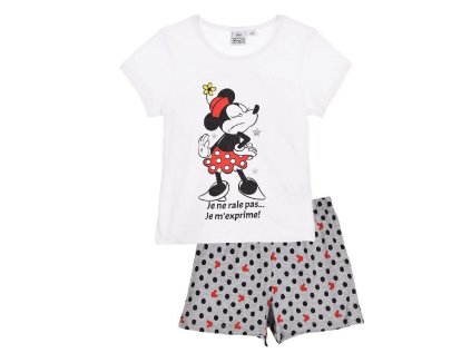 PYŽAMO MINNIE et 2064 bílo - šedé (Velikost 98)