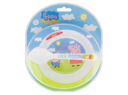 2 - DÍLNÝ PLASTOVÝ SET PEPPA PIG baby 85278 (Velikost uni)