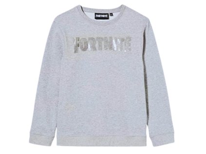 MIKINA FORTNITE fl. Cer 5068 šedá (Velikost 164)