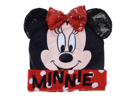ČEPICE MINNIE hs 4039 červená (Velikost 52)