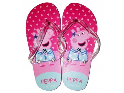 ŽABKY PEPPA PIG em 757 malinové (Velikost 24-25)
