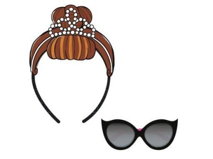 ČELENKA A SLUNEČNÍ BRÝLE LOL cer 1076 (Velikost uni)