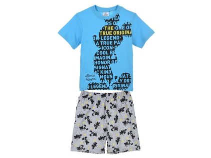 PYŽAMO MICKEY ue 2030 modro - šedé (Velikost 3)