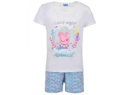 PYŽAMO PEPPA PIG ue 2026 bílo - tyrkysové (Velikost 6)