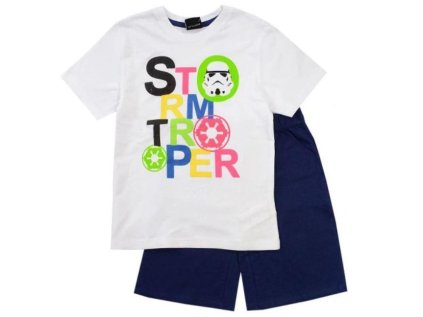 PYŽAMO STAR WARS em 7610 bílo - tm. modré (Velikost 5)