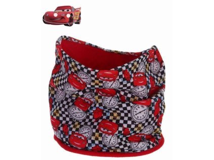 NÁKRČNÍK CARS hm 4363 červený (Velikost uni)