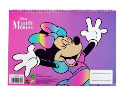 SPIRÁLOVÝ BLOK SE SAMOLEPKAMI MINNIE Gim 340-48416 (Velikost uni)