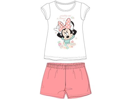 PYŽAMO MINNIE em 4929 bílo - broskvové (Velikost 98)