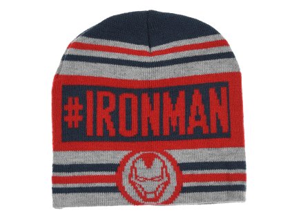 ČEPICE AVENGERS hs 4185 červeno - šedá (Velikost 52)