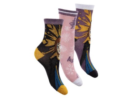 SADA 3 KS PONOŽKY FROZEN hu 0612-2 (Velikost 23-26)