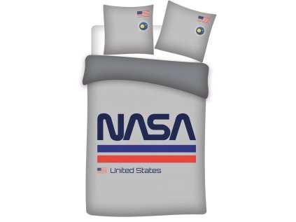 POVLEČENÍ NASA AY 002 šedé (Velikost uni)