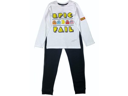 PYŽAMO PACMAN em 52 04 031 bílo - černé (Velikost 8)