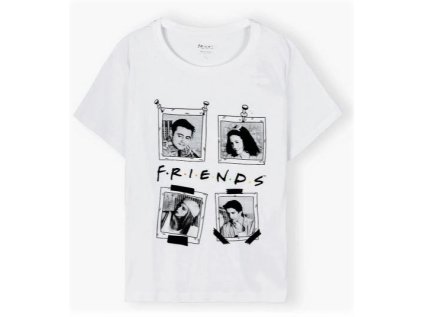 TRIČKO FRIENDS (dospělé velikosti) em 5302 648 bílé (Velikost L)