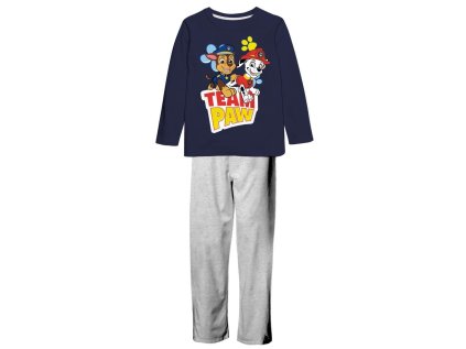 PYŽAMO TLAPKOVÁ PATROLA Erv 38221 tm. modro - šedé (Velikost 2)