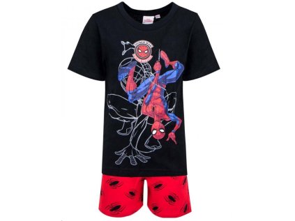 PYŽAMO SPIDERMAN Erv 34580 černo - červené (Velikost 3)