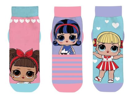 SADA 3 KS PONOŽKY LOL Erv 38129-1 (Velikost 23-26)