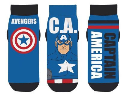 SADA 3 KS PONOŽKY AVENGERS Erv 37640 - 1 modré (Velikost 23-26)