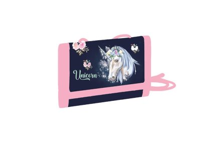 Dětská textilní peněženka Kůň Jednorožec 7-95123