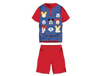 PYŽAMO MICKEY box Evi 0021 červené (Velikost 3)