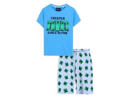 PYŽAMO MINECRAFT f UK 48700 - 148c modro - šedé (Velikost 6)