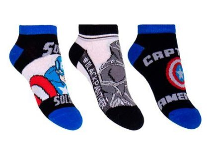 SADA 3 KS PONOŽKY AVENGERS ue 0625-2 (Velikost 23-26)