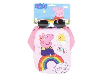 SOUPRAVA BRÝLE A KŠILTOVKA PEPPA PIG Cer 9419 (Velikost 51)