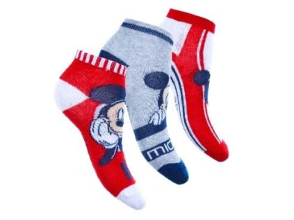 SADA 3 KS PONOŽKY MICKEY ue 0629-2 (Velikost 23-26)
