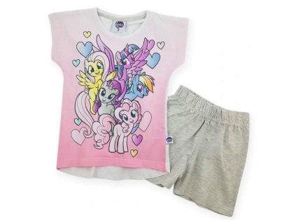 PYŽAMO MY LITTLE PONY em 780 bílo - šedé (Velikost 98)