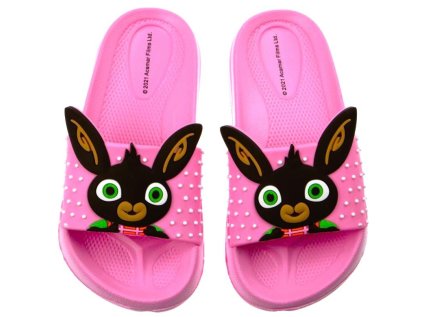 PANTOFLE BING em 065 růžové 3D (Velikost 25-26)