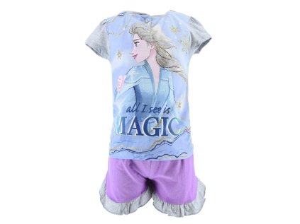 PYŽAMO FROZEN box Ev sc 2079 šedé (Velikost 3)