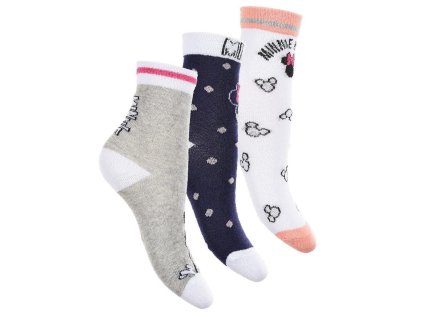 SADA 3 KS PONOŽKY MINNIE Ev 0613-1 (Velikost 23-26)