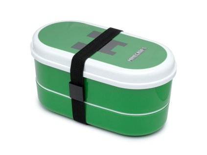 MULTI KRABIČKA NA OBĚD S PŘÍBOREM MINECRAFT Puc lbox85 zelená (Velikost uni)