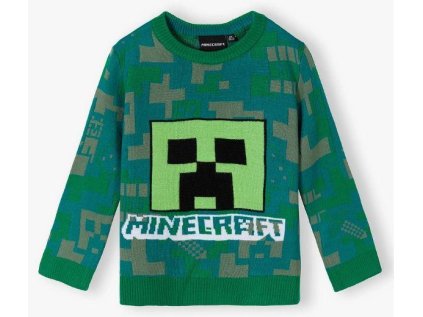 SVETR MINECRAFT F UK 026a zelený (Velikost 6)