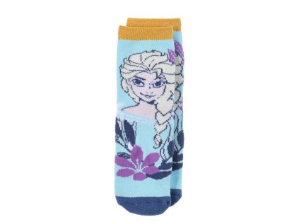 TERRY PONOŽKY FROZEN vh 0610 modré (Velikost 23-26)