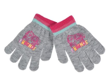 RUKAVICE TLAPKOVÁ PATROLA vh 4116 šedé (Velikost uni)