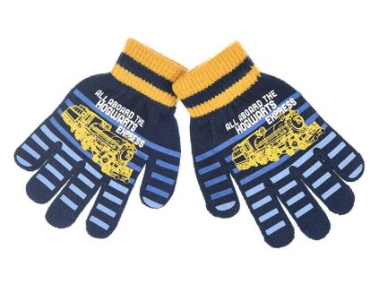 RUKAVICE HARRY POTTER vh 4100 tm. modré (Velikost uni)