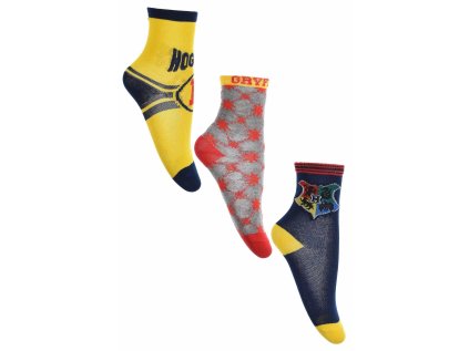 SADA 3 KS PONOŽKY HARRY POTTER vh 0600-1 (Velikost 23-26)