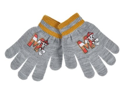 RUKAVICE TLAPKOVÁ PATROLA vh 4039 šedé (Velikost uni)
