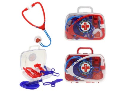 DOKTORSKÝ KUFŘÍK červený Dino 18154z (Velikost uni)