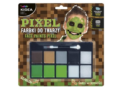 SADA BARVY NA OBLIČEJ KIDEA MINECRAFT DER FDTZPKA (Velikost uni)