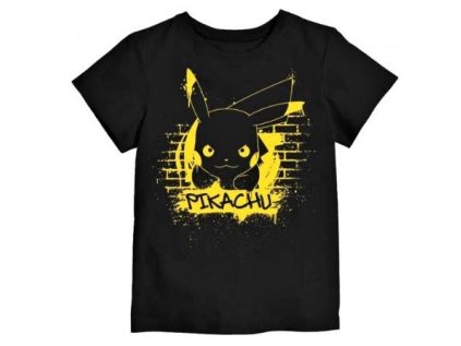 TRIČKO POKÉMON Erv 38940 černé (Velikost 5-6)