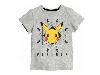 TRIČKO POKÉMON Erv 38940 šedé (Velikost 5-6)