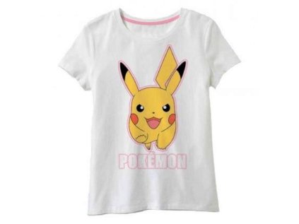 TRIČKO POKÉMON Erv 38941 bílé (Velikost 110-116)