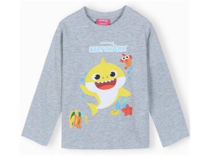 TRIKO BABY SHARK em 004 šedé (Velikost 92)