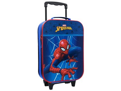 CESTOVNÍ TROLLEY KUFR SPIDERMAN Va 3838 tm. modrý (Velikost uni)